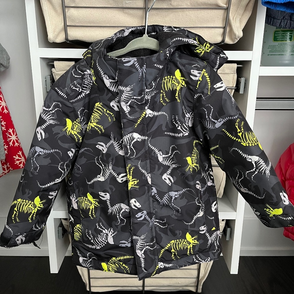 Dinosaur Jacket for toddlers size 3T with a hoodie